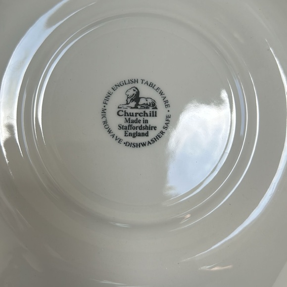 2  bowls Churchill Blue Willow Bowls set - Picture 6 of 6